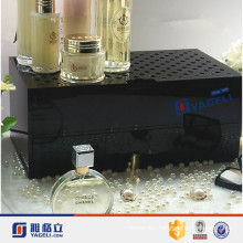 Wholesale Cosmetic Counter Top Acrylic Perfume Display Stand with Drawer